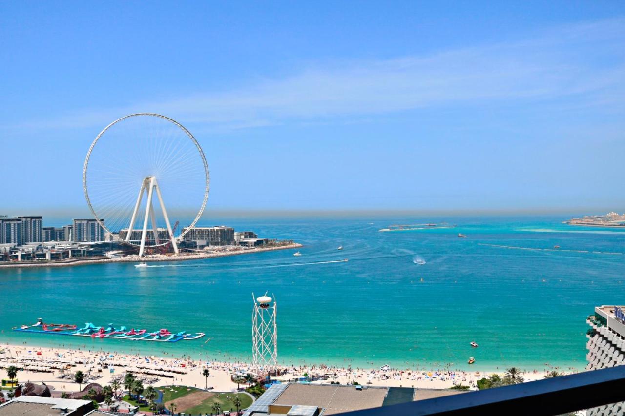 Full Seaview⎮High Floor⎮3 Minutes To The Beach ドバイ エクステリア 写真